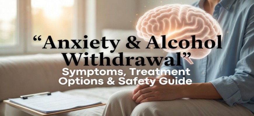 Anxiety and Alcohol Withdrawal, alcohol withdrawal symptoms, alcohol detox treatment,